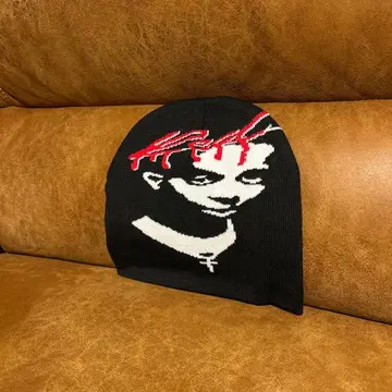 니트캡 플레이보이 카르티 카르티 재킷 사진 모티브 새상품