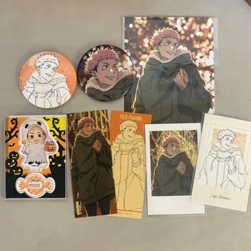 주술회전 말큐브 캔뱃지 아크릴 스탠드 이타도리 유우지