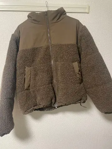 MSG 플리스 자켓 보아 자켓 브라운