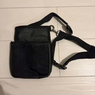 나일론 블랙 헤어 메이크업용 백 2 포켓