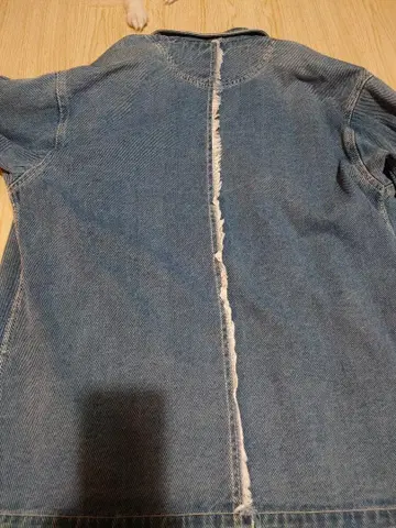 CUBE SUGAR 데님 자켓 프린지