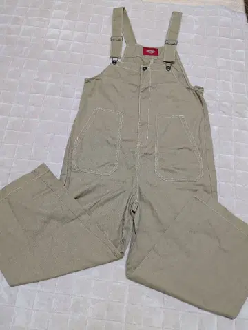 Dickies 베이지 오버롤