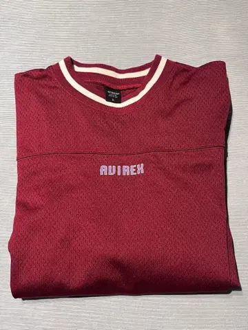 AVIREX (아비렉스) 메쉬 긴팔 T셔츠 L