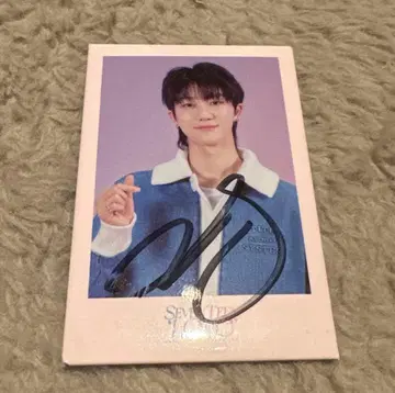 세븐틴 러브 캔뱃지 사인 민규 the8