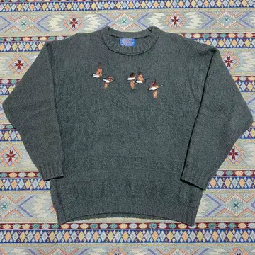 70s USA제 PENDLETON 펜들턴 울 니트 스웨터 M