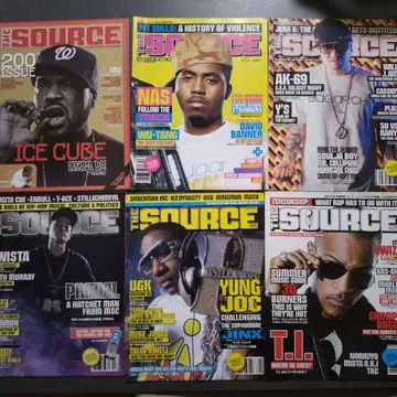 THE SOURCE HIPHOP magazine 잡지 10권 세트