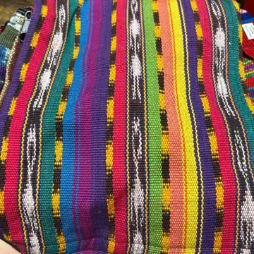 다색 스트라이프 숄더백