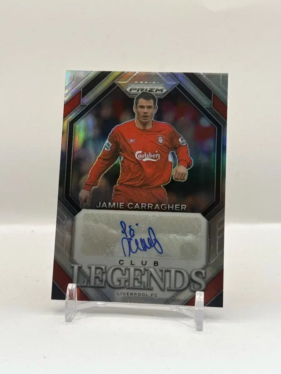 Panini Prizm 리버풀 캐러거 친필 사인 카드 99한정
