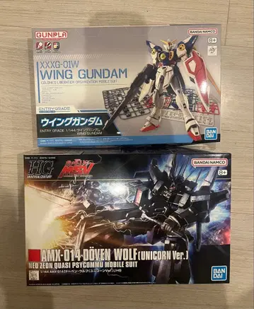 HG 도벤 울프 (유니콘 Ver.) & EG 윙 건담