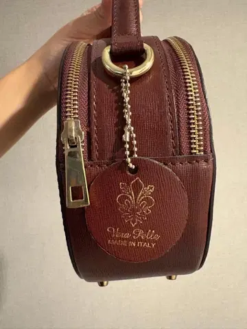 이탈리아 가죽 백 Vera Pelle 버건디