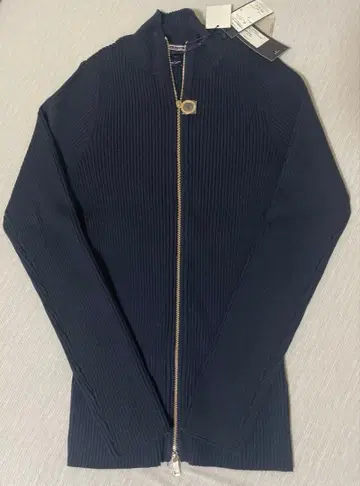 [ 새상품 ] TOMMY HILFIGER 네이비 긴팔 지퍼 가디건 L