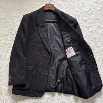 KenThrey 해리스 트위드 울 트위드 테일러드 자켓