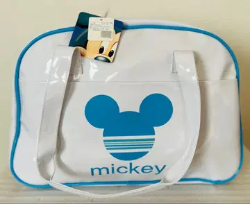 미키 토트백 화이트/블루