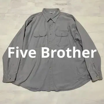 레어 빈티지 USA제 Five Brother 샤모아크로스 셔츠 3XL