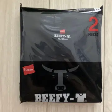 헤인즈 비피 XL 반팔 티셔츠 2장 블랙