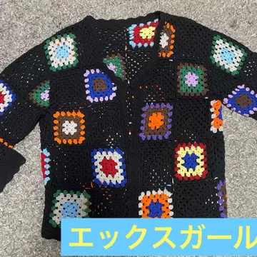 x-girl 그랑 스퀘어 가디건