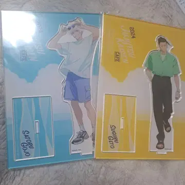 주술회전 회옥옥절 카페 2024 아크릴 스탠드 고죠 사토루 게토 스구루