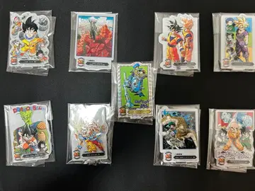 드래곤볼 40주년 제일복권 F상 9개 (스티커 덤 포함)