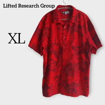 알로하 셔츠 XL 반팔 셔츠 남녀 공용 남성적인 느낌 빅 사이즈