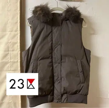 34,100엔에 구매 [23구] 옥스퍼드 다운 베스트 44호 빅 사이즈