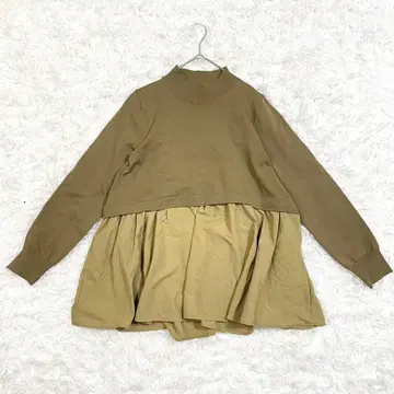 OPAQUE.CLIP 오페이크도트클립 도킹 니트 레이어드 M