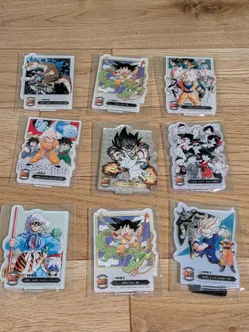 드래곤볼 제일복권 40th F상 9개 세트 홀로그램 포함