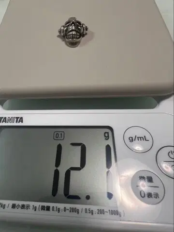 스컬 디자인 실버 12.1g