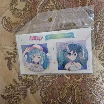 하츠네 미쿠 (마린 리조트) 캔뱃지 2개 세트 [ VOCALOID ]