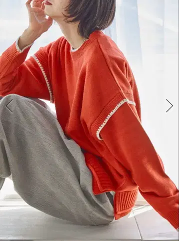 니코앤드 담요 스티치 라크릴 풀오버 nikoand