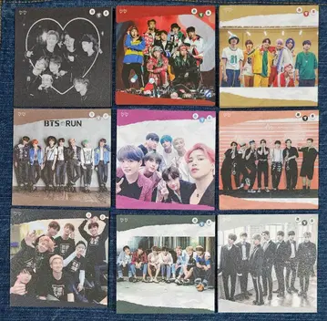 3세트 BTS 올 메모장 1장씩 9장 한국제작자님