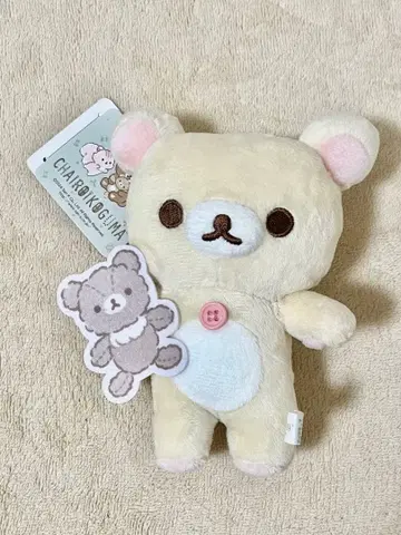 리락쿠마 차이로이코구마의 꼬옥 껴안는 봉제 인형 코리락쿠마 라운드원