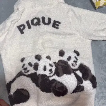 gelato pique 팬더 자카드 카우친