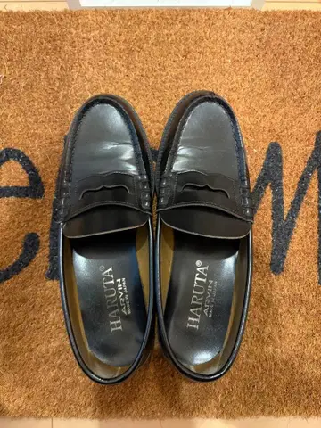 HARUTA 블랙 로퍼