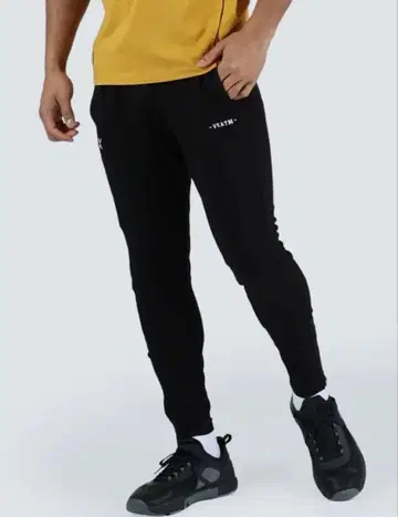 [ VEATM ] 블랙 스트레치 롱 팬츠