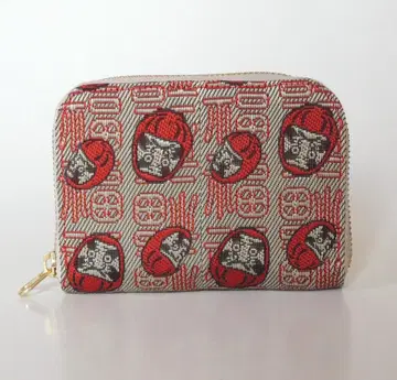 지갑 다다미 복 달마 라운드 지퍼