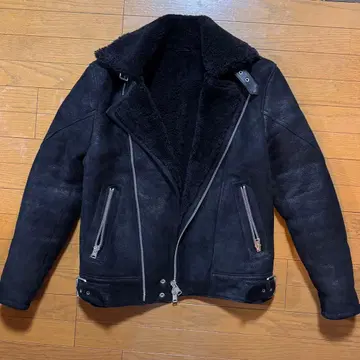 ALLSAINTS 올세인츠 무스탕 봄버 자켓 라이더스 M