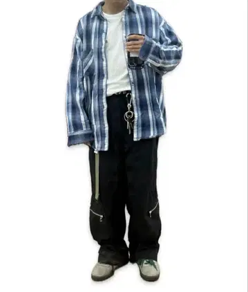 [ 세인트존스 베이 ] XL 사이즈 옴브레 뱀 플란넬