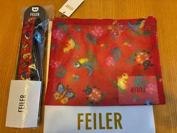 페이 숄더 스트랩 & D링 부착 메쉬 파우치 2세트