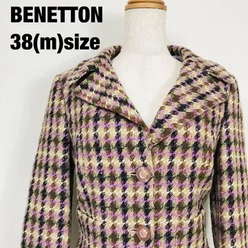 BENETTON 베네통 트위드 테일러드 자켓 이탈리아제 G6
