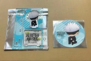 주술회전 카페 고죠 사토루 미니 캐릭터 아크릴 스탠드 코스터