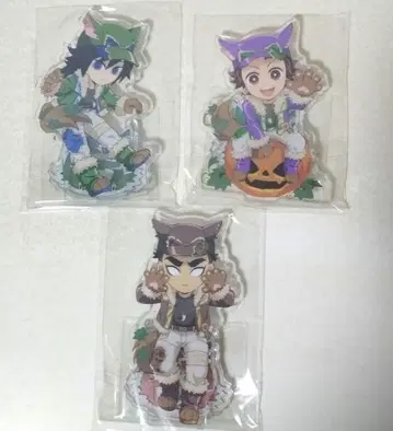 귀멸의 칼날 할로윈 아크릴 스탠드 탄지로 토미오카 기유 히메지마 교메이