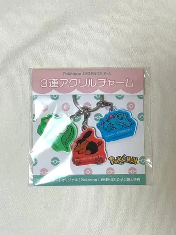 포켓몬스터 포켓몬 레전즈ZA 훼미리마트 혜택 3연 아크릴 참