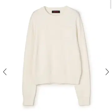 CABaN 캐번 코튼 캐시미어 화이트 니트