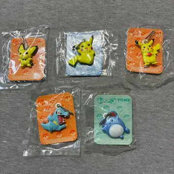 포켓몬 지퍼 참 5개 세트