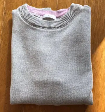 yori 로고 자수 니트 풀오버