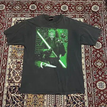 90~00s 스타워즈 다스 몰 T셔츠 페이드