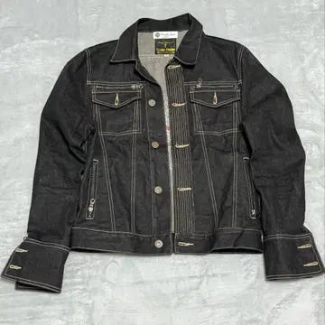 Hidden Charms 다크 데님 자켓 L