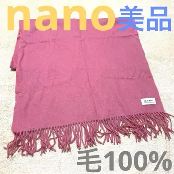 nano 머플러 스톨 숄 핑크 살몬 핑크 모