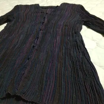 컨디션 최상 요건 레일 가디건 실크 가슴 너비 약 44~54 바바굴리