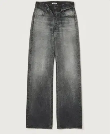 AURALEE SELVEDGE FADED HEAVY DENIM PANTS